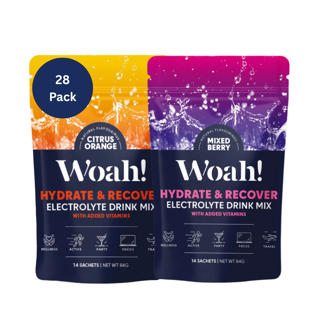 Woah Hydration Electrolyte Powder - Bulk Pack 28 Sachets
