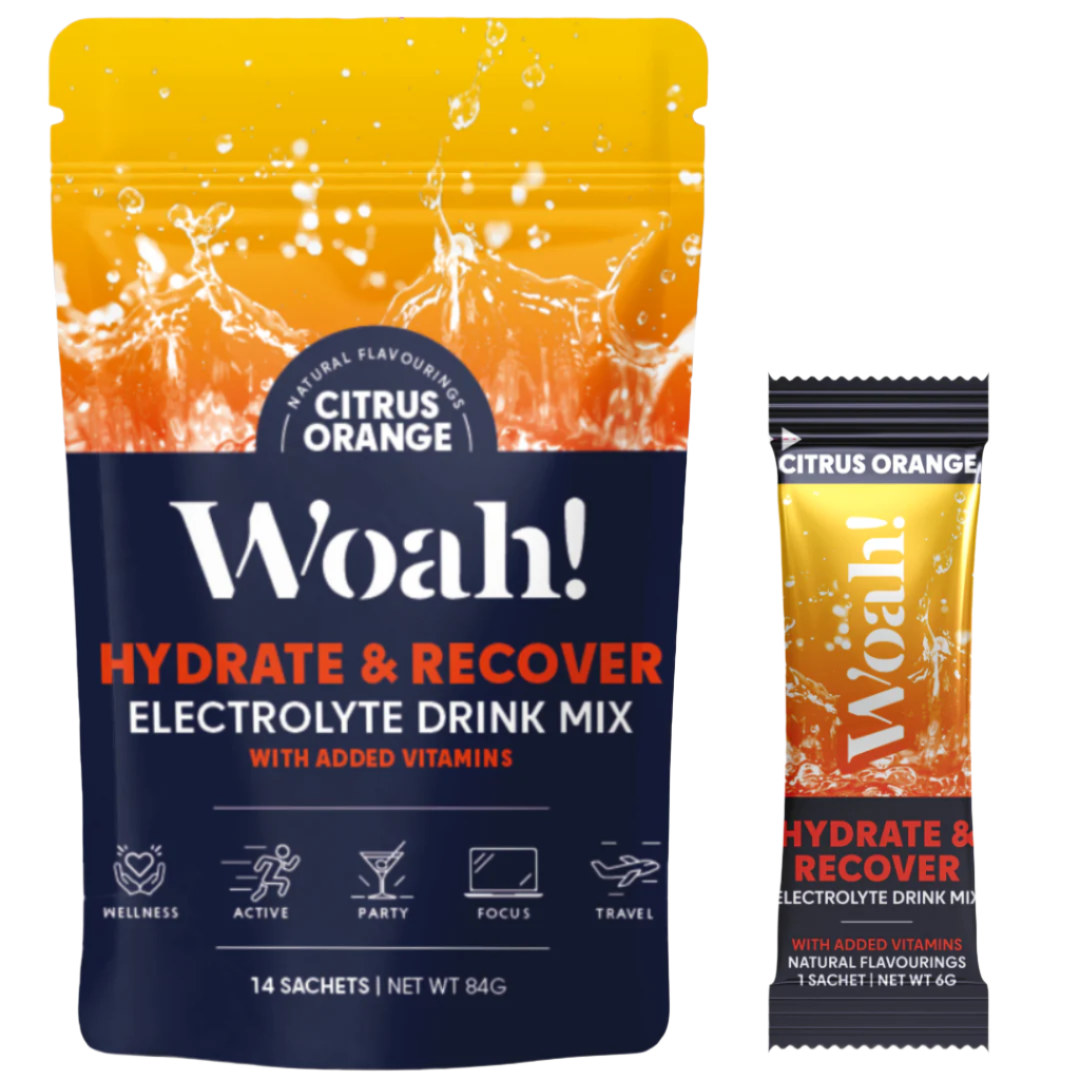 Woah! Citrus Orange Electrolyte Drink Mix - 14 Sachets