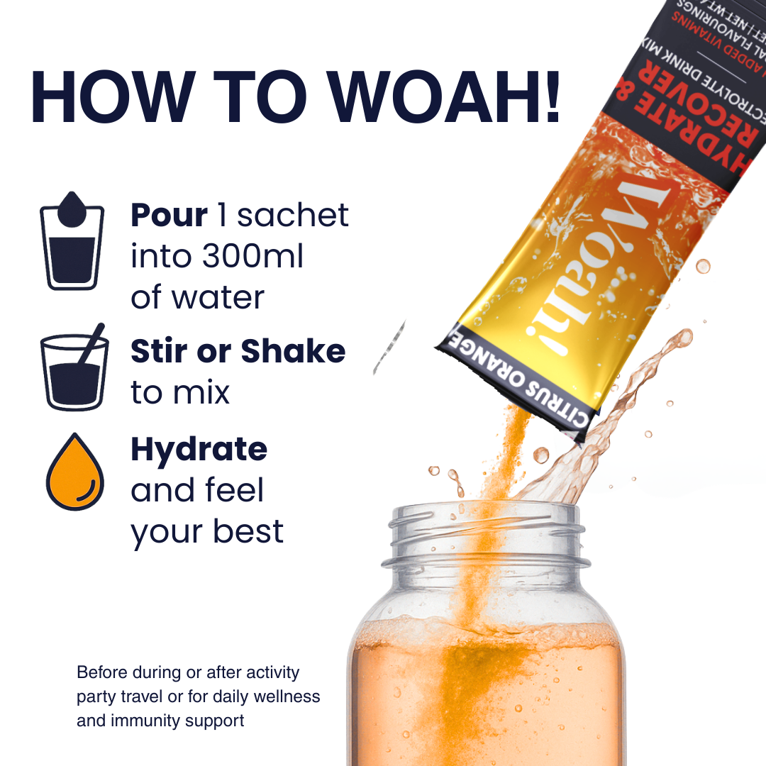 Woah! Citrus Orange Electrolyte Drink Mix - 6 Sachets