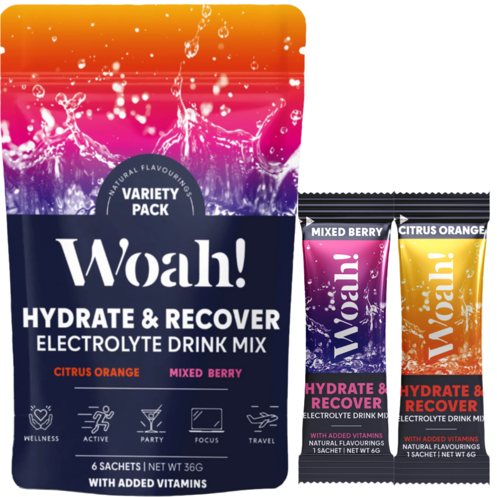Woah! Mixed Pack Electrolyte Drink Mix - 6 Sachets