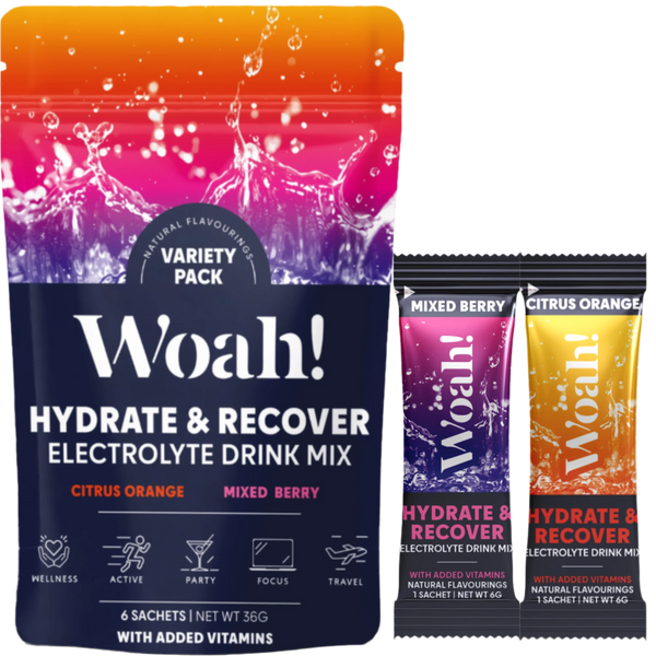 Woah! Mixed Pack Electrolyte Drink Mix - 6 Sachets
