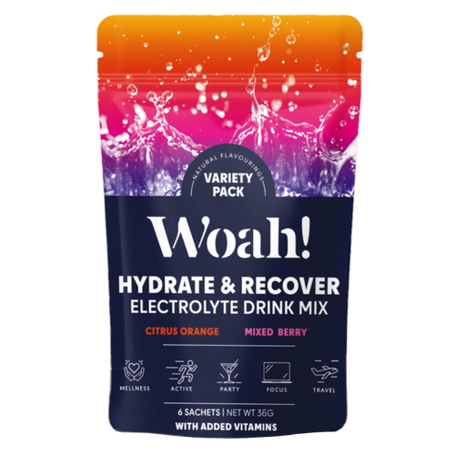 Woah Hydration Electrolyte Powder 6 Sachets