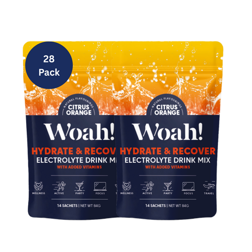 Woah Hydration Electrolyte Powder - Bulk Pack 28 Sachets