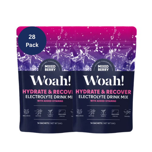 Woah Hydration Electrolyte Powder - Bulk Pack 28 Sachets
